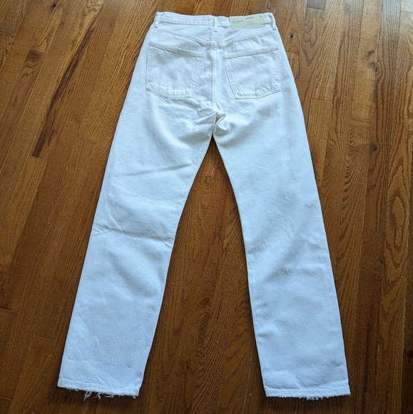 AGOLDE white 90s mid rise loose fit jeans denim 26 - Picture 9 of 14